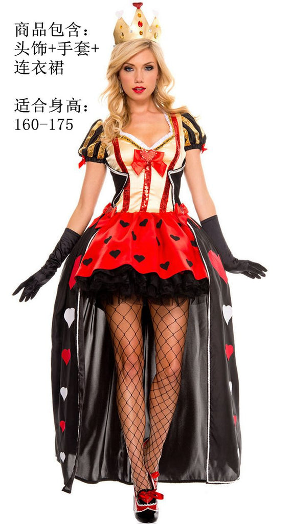 Queen Of Hearts Sexy Outfit, Sexy King Of Hearts Costume