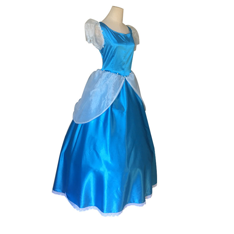 Grimm Fairy Tale Cinderella Princess Cosplay Costume Adult Skirt Annual Meeting Cos Women'S Clothing