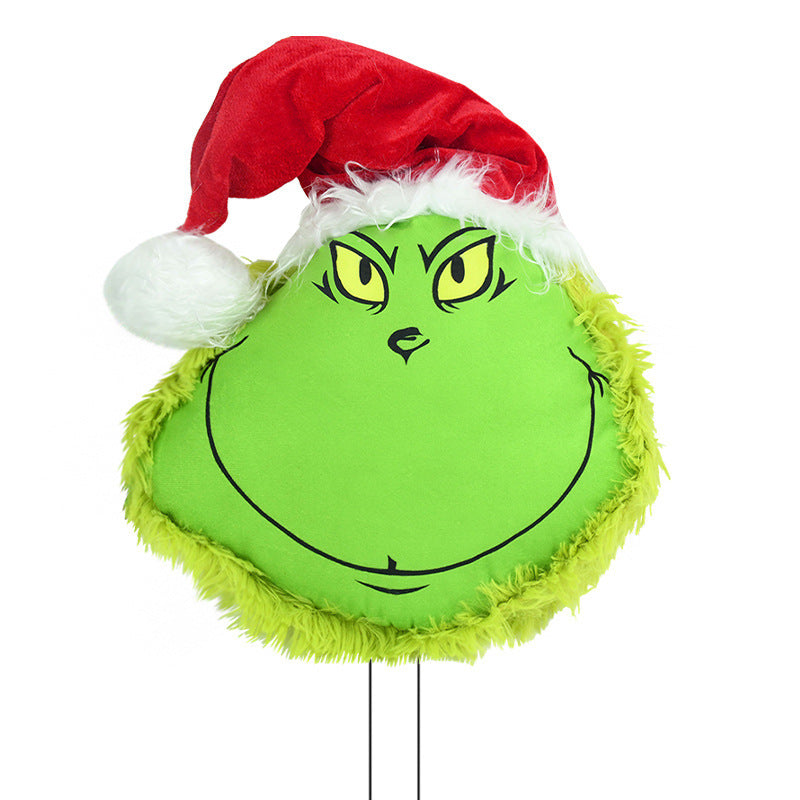 Christmas Costume Geek and Thief Green Grinch Costume Green Grinch Mask