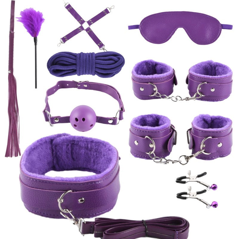 Sexy Handcuffs Leather & Fluffy SM Sexy Accessories