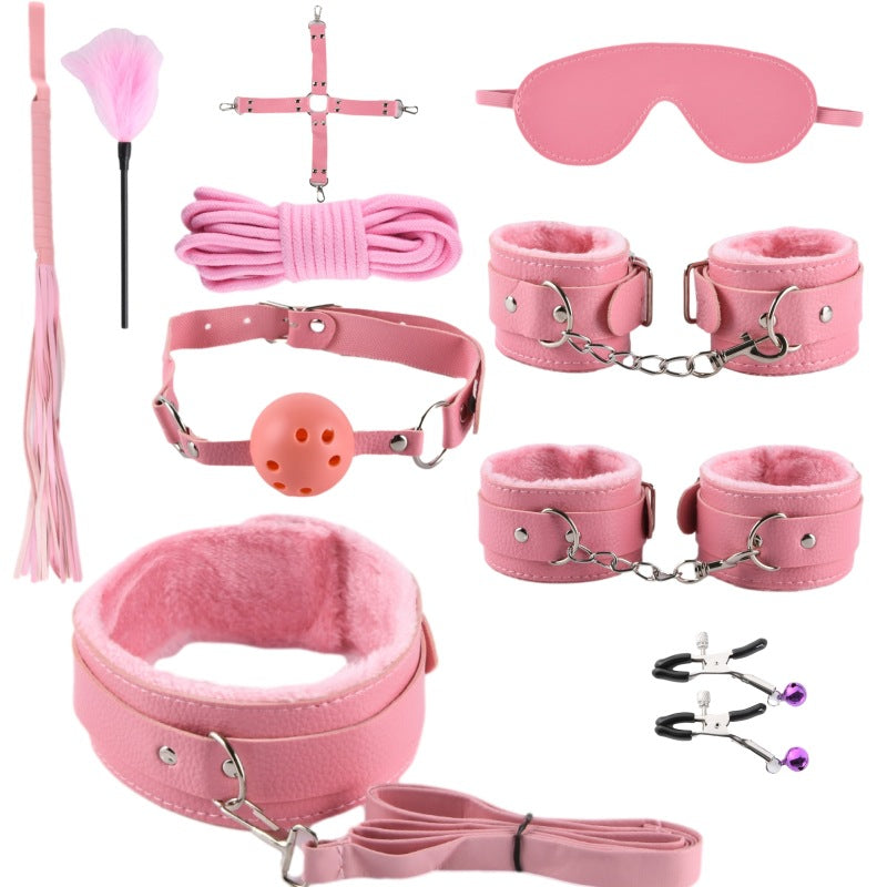 Sexy Handcuffs Leather & Fluffy SM Sexy Accessories