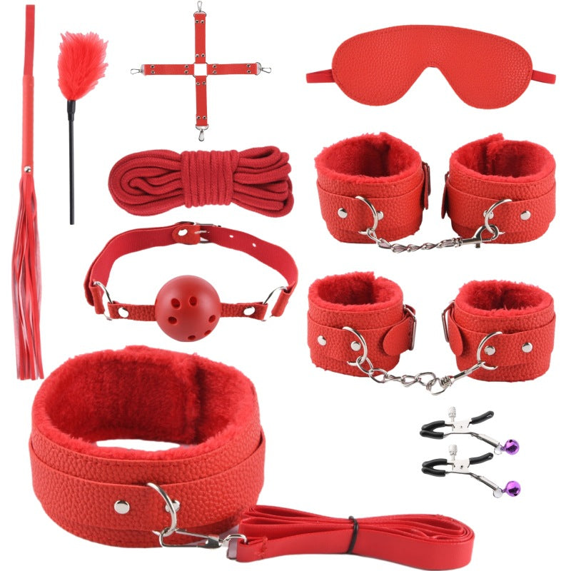 Sexy Handcuffs Leather & Fluffy SM Sexy Accessories