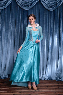 Halloween Costume Fairy Tale Cinderella Costume Cosplay Adult Elsa Dress Cosplay