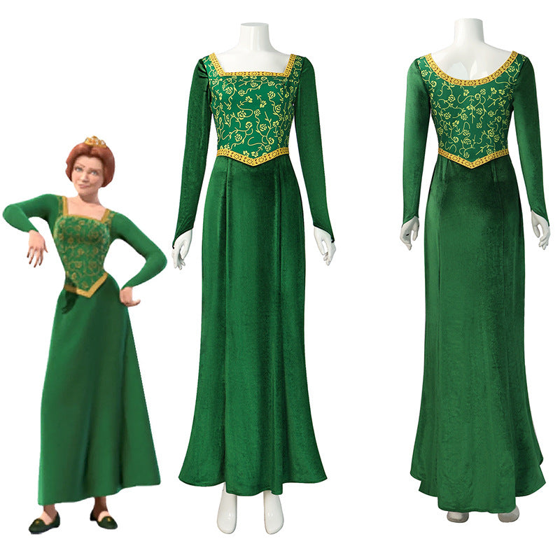 Shrek Princess Fiona Cosplay Clothing Women'S Clothing